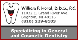 William P. Horal, DDS, PC General and Cosmetic Dentistry in Brighton, MI