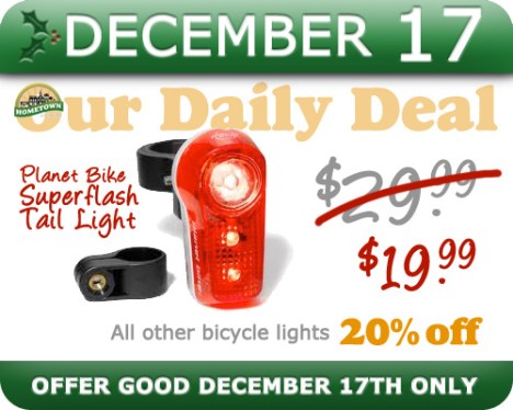 Hometown Bicycles Daily Deal December 17