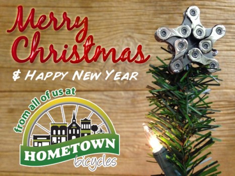 Merry Christmas & Happy New Year from All of Us at Hometown Bicycles