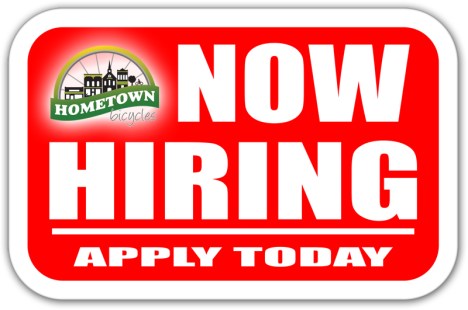 Hometown Bicycles Now Hiring - Apply Today
