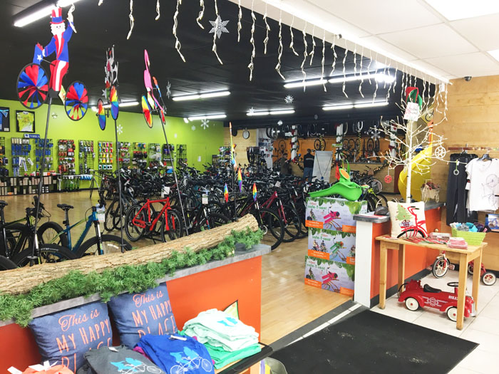 Hometown Bicycles bike shop gifts and novelties, bicycles, parts, and accessories